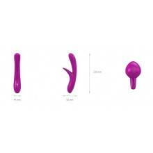 Vibrador conejito OvoK4 Rosa intenso