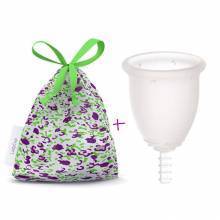 Pack Fleurcup "Transparente" + Bolsita de algodón LadyCup