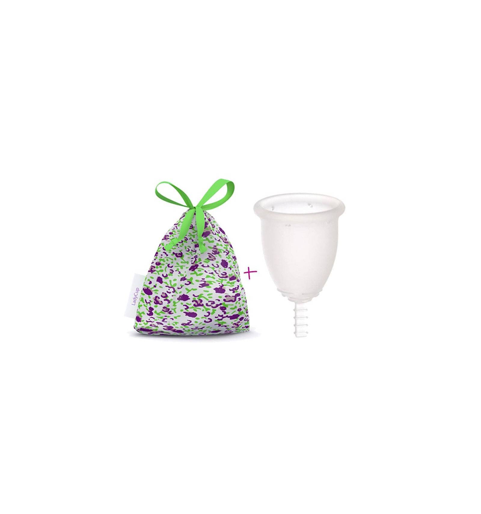 Pack Fleurcup "Transparente" + Bolsita de algodón LadyCup