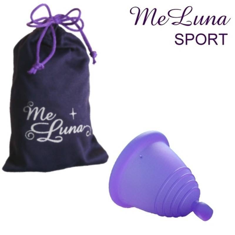 Copa menstrual MeLuna Shorty, Violeta, Sport, Bola