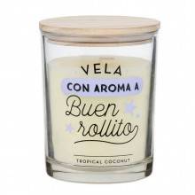 Vela con aroma a Buen rollito L