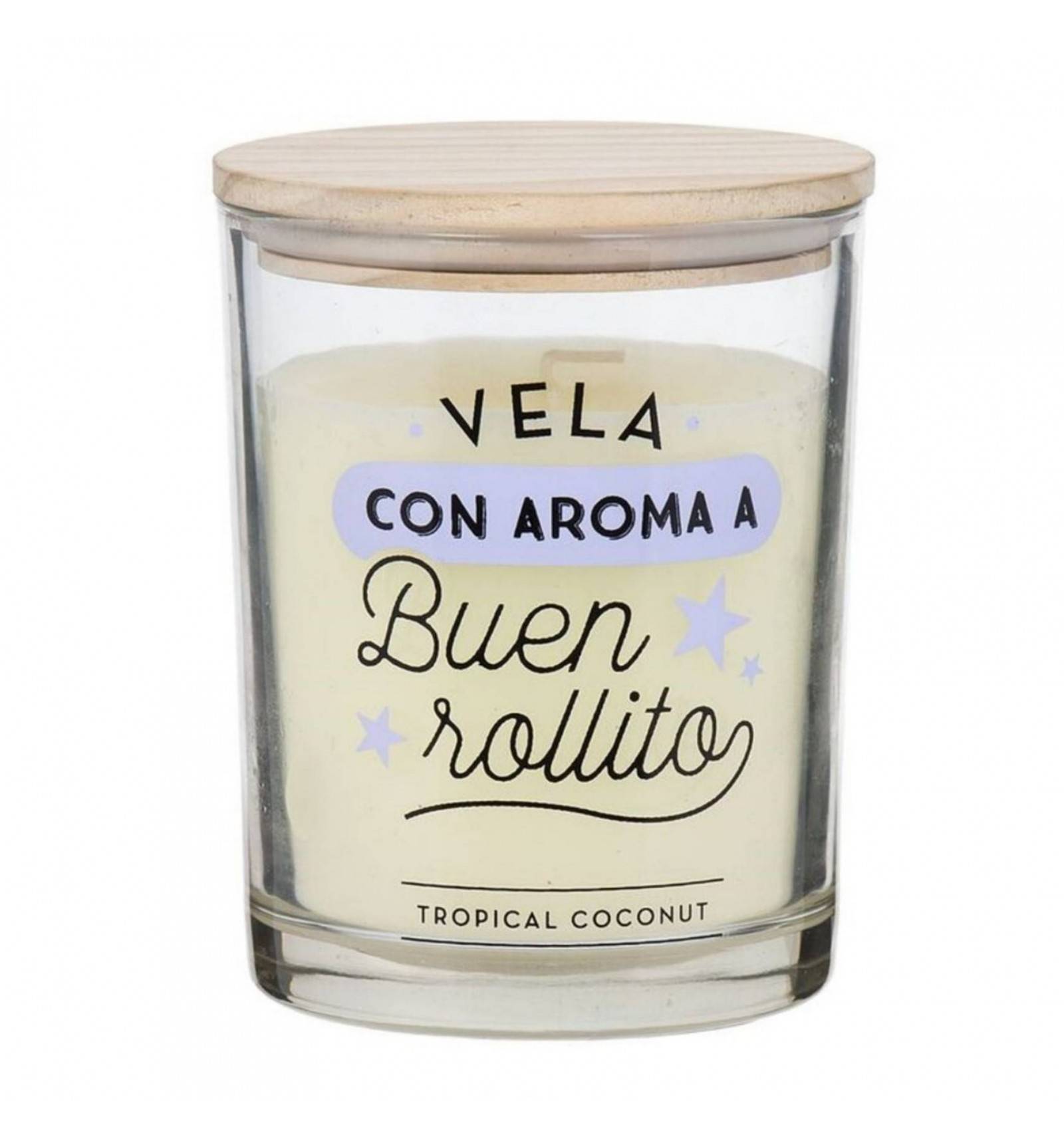 Vela con aroma a Buen rollito L