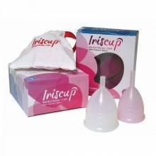 2 Copas menstruales Iriscup + 2 Esterilizadores plegables