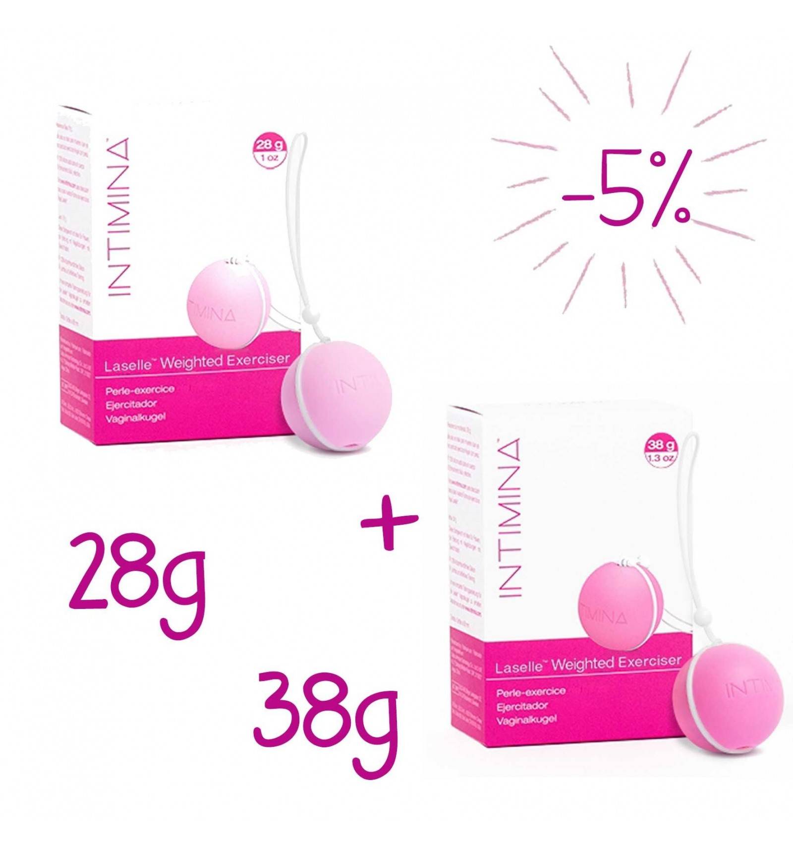 Pack Bolas Kegel 28g + 38g